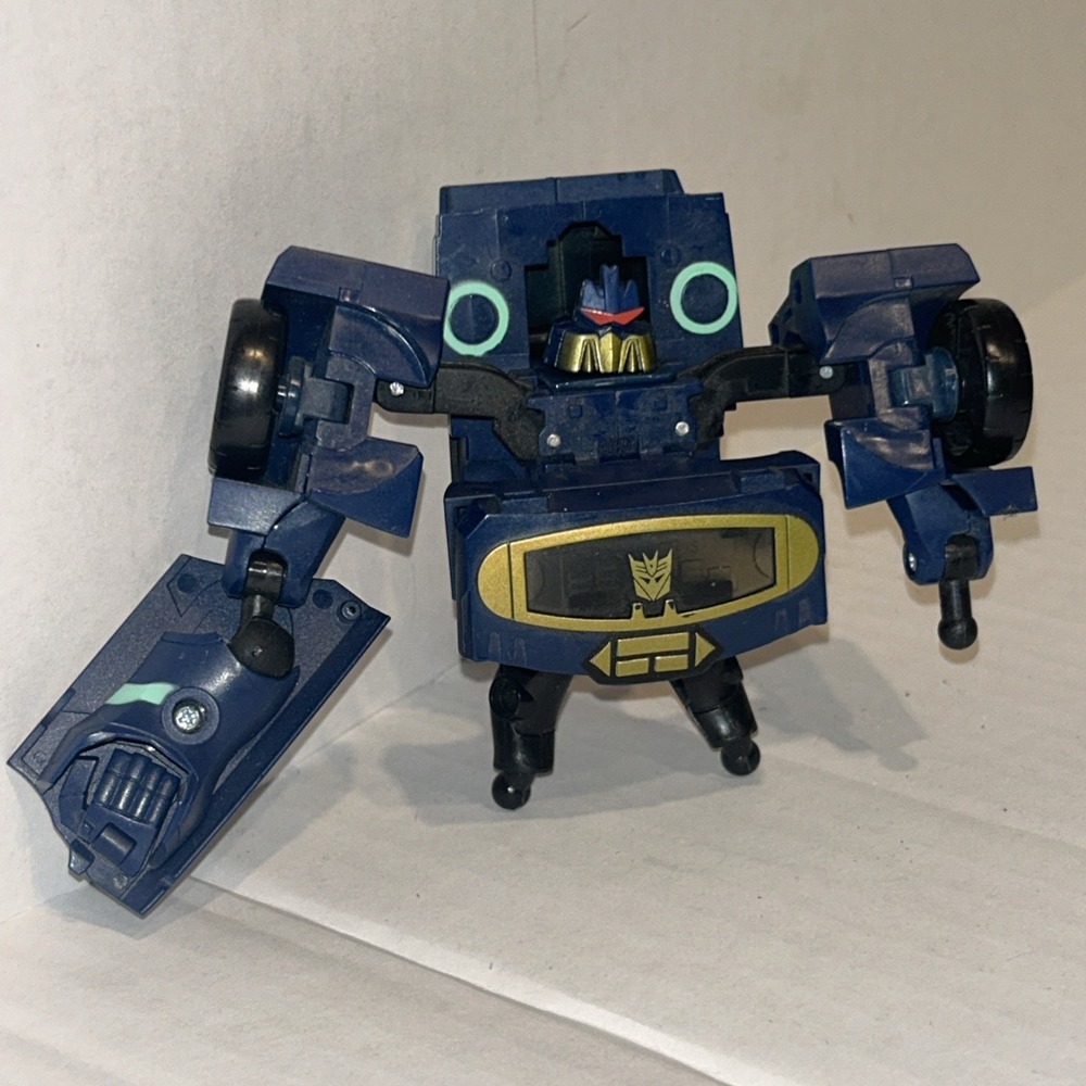 Transformers Animated Soundwave Deluxe Class Incomplete For Parts/Repair 2008 A3